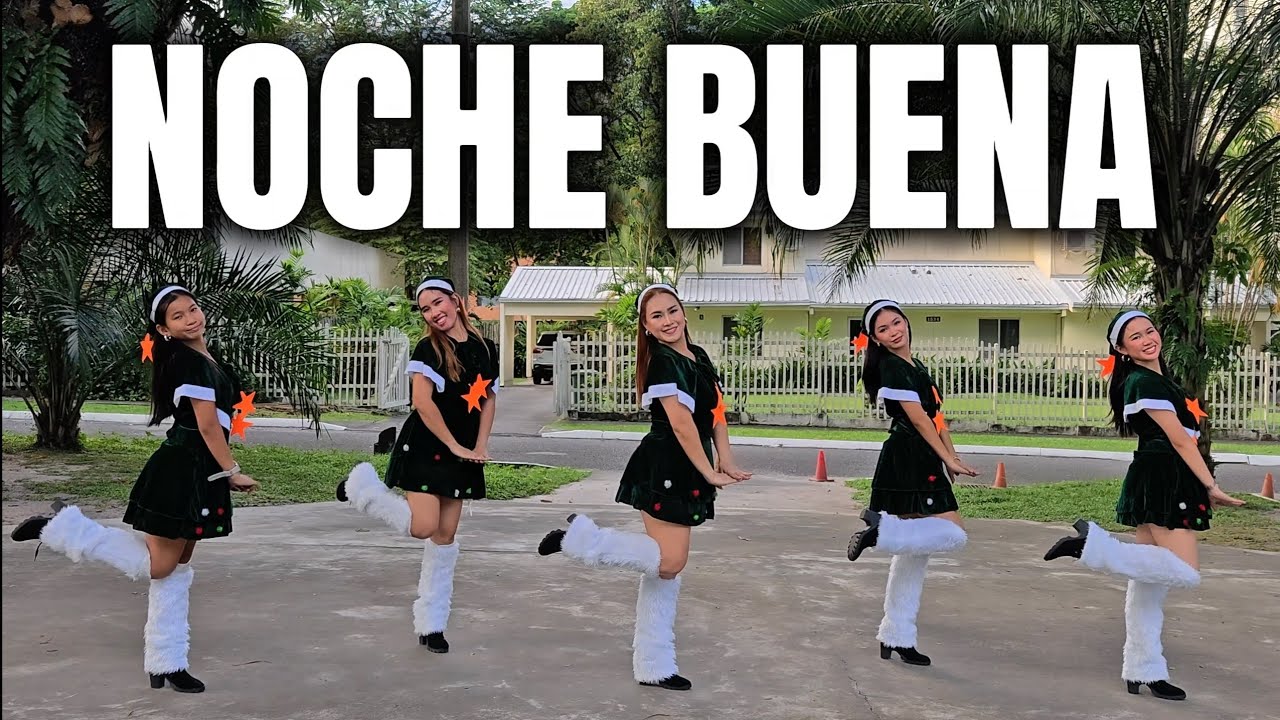 NOCHE BUENA | Dj Rowel remix | Christmas Dance workout 2025 ft. Danza Carol Angels