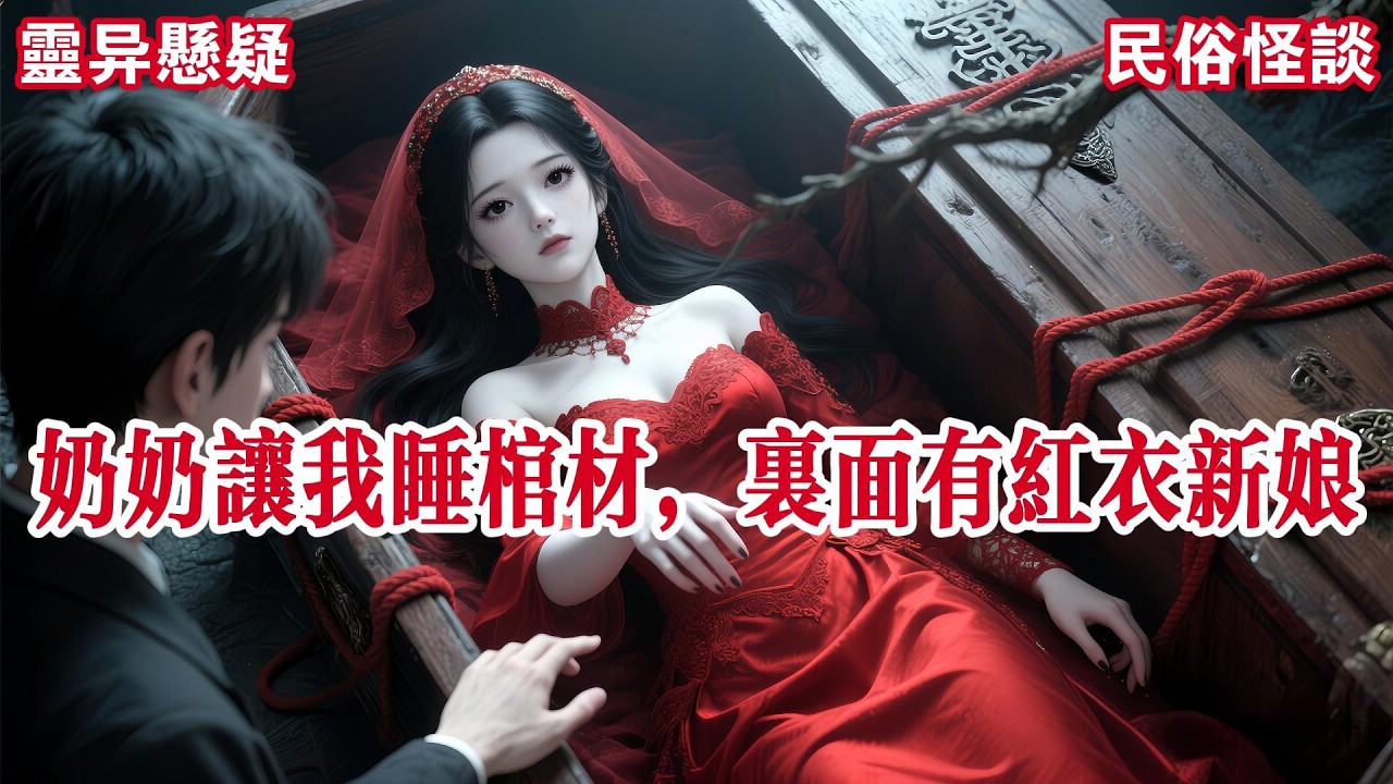 【完结】奶奶是村里的灵婆，我从小睡在棺材里。她说这是为了避灾，可我总觉得棺材里不止我一个人。每晚都有人轻轻抚摸我的头发，哼着诡异的歌谣。十八岁那年，我掀开了棺材里的暗板。#有声小说 #悬疑 #助眠