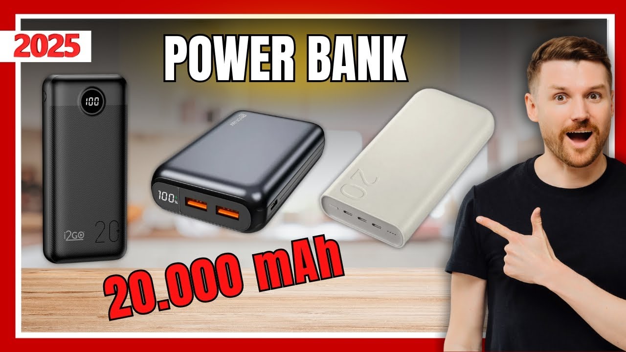 MELHOR POWER BANK de 2025? i2GO, Samsung ou Geonav?Power Bank de 20000mAh, qual escolher?