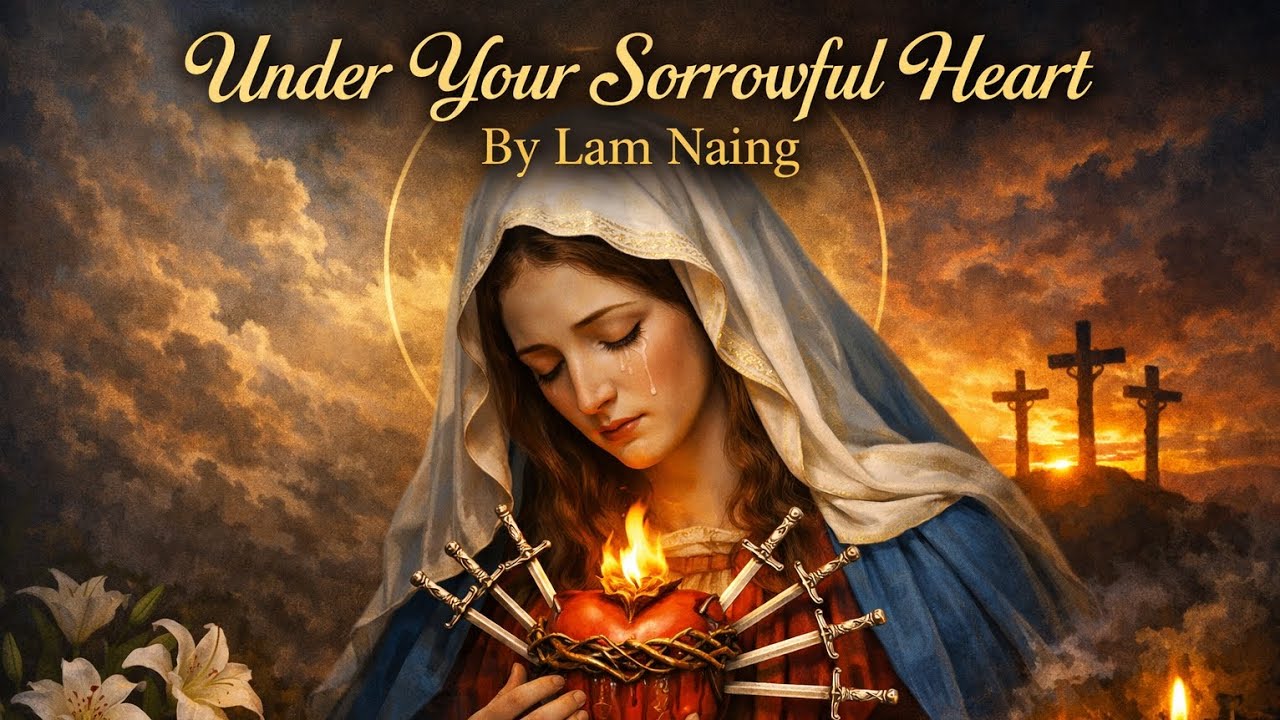 Under Your Sorrowful Heart 🌹 | Marian Devotional Song to Mother Mary (Powerful Catholic Worship)
