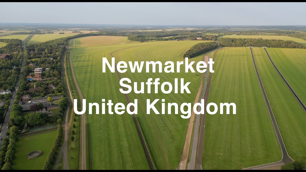Newmarket Suffolk By Drone 4K