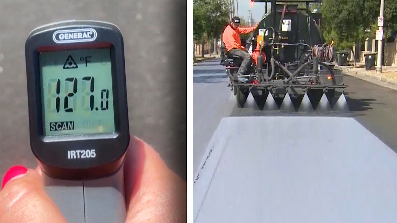 Park Coated With Test Product to Keep Pavement Cool