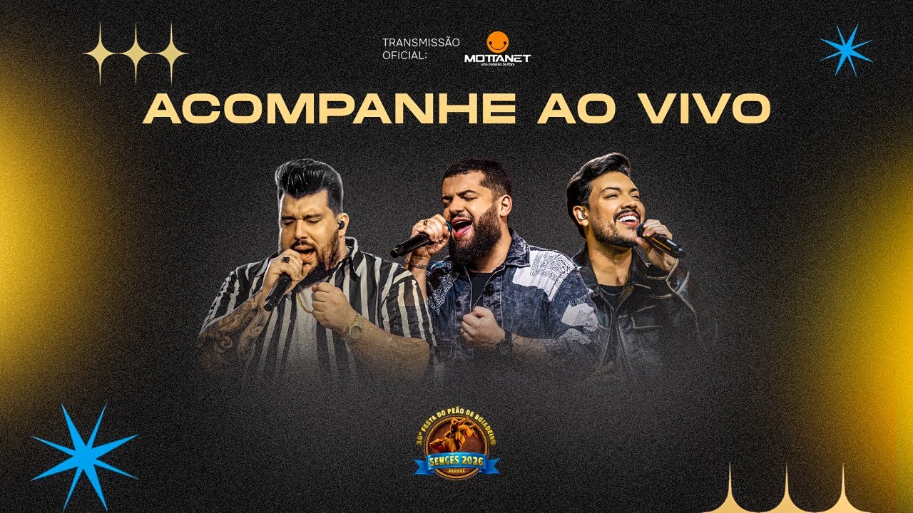 Mottanet Ao Vivo: Festa do Pe&atilde;o Seng&eacute;s 2026: Rodeio e Show com &Iacute;caro& GIlmar e Panda!!