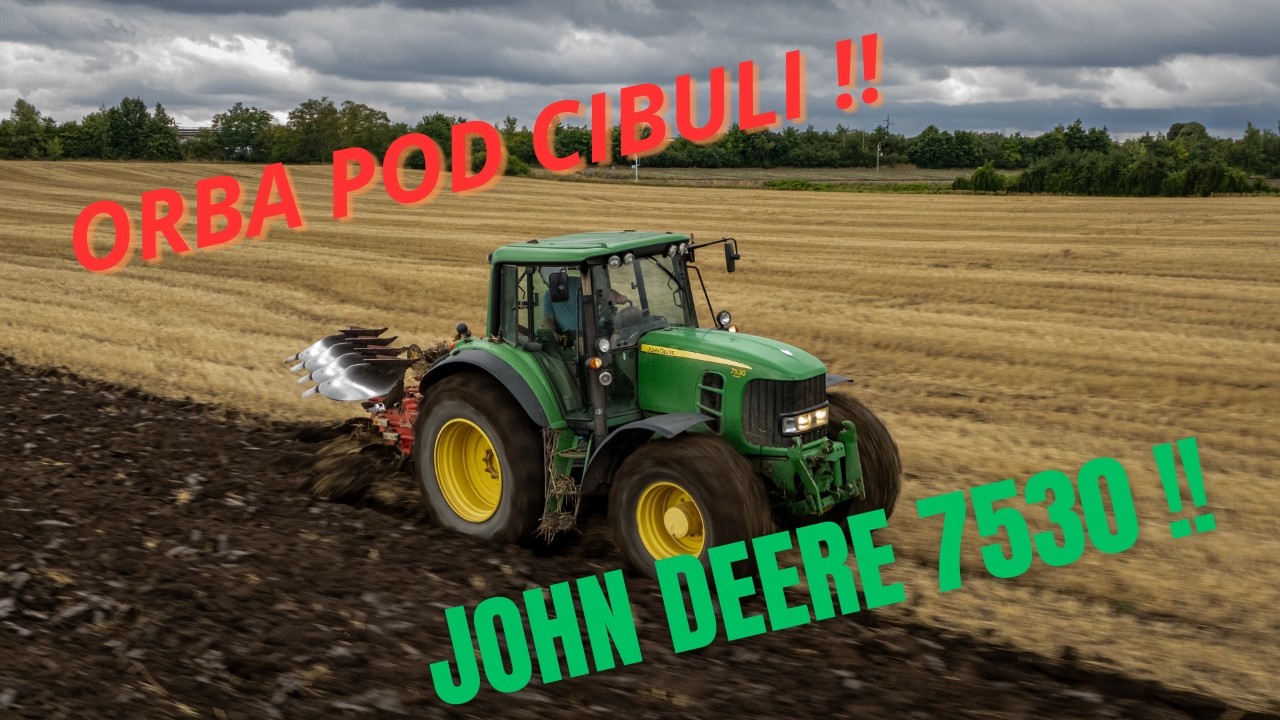 orba pod cibuli 2025 S JOHN DEERE 7530 a pluhem pottinger servo 35 pod horou ŘÍP