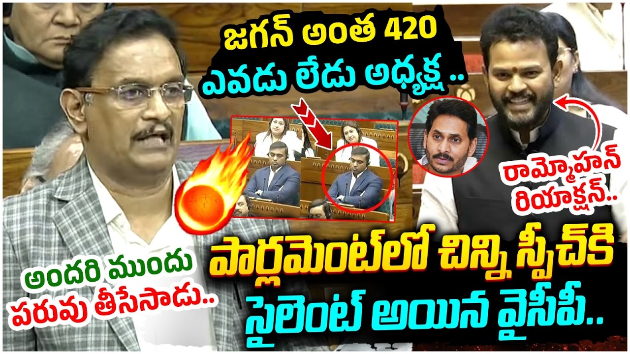Kesineni Chinni Powerful Speech in Parliament | YS Jagan | Ram Mohan Naidu | Parliament Live