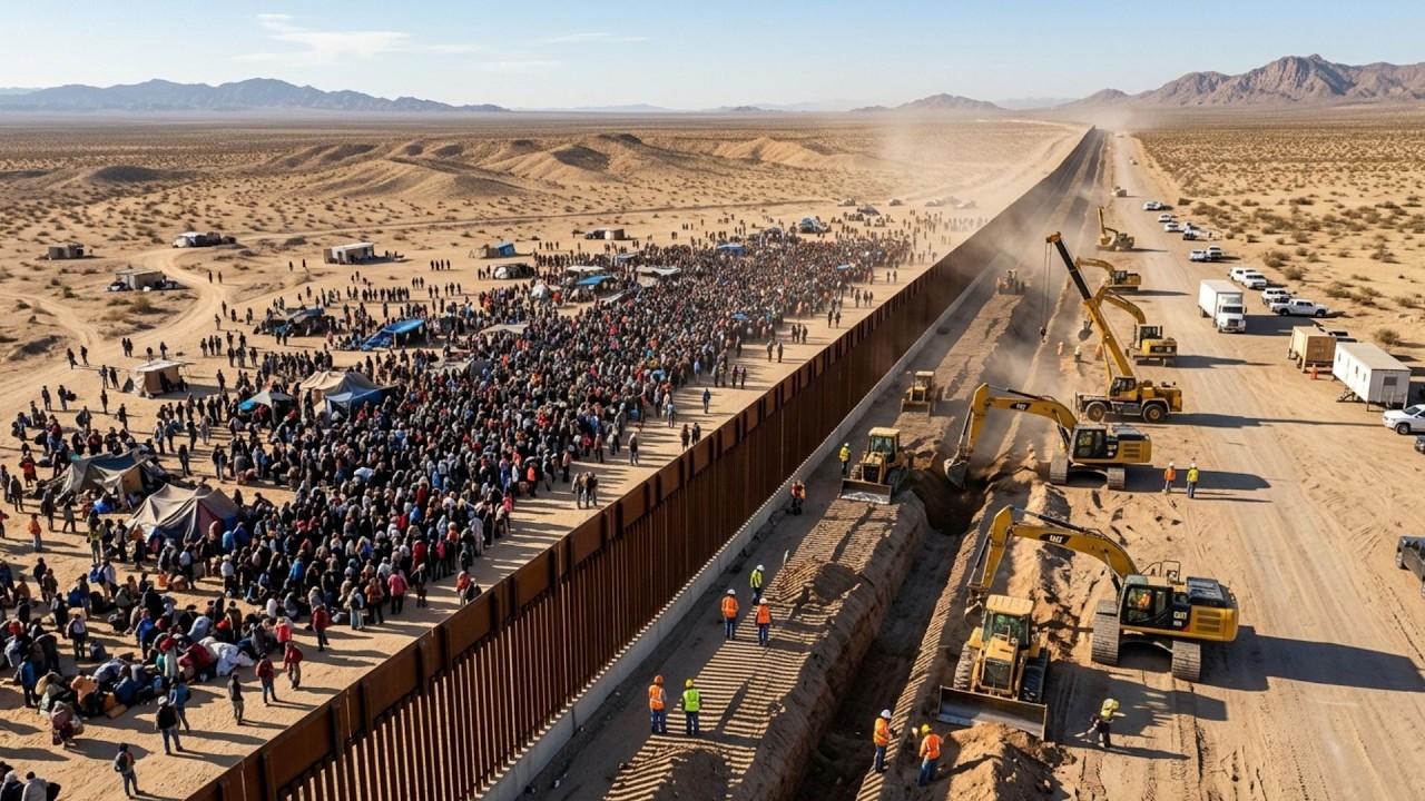 Mur g&eacute;ant USA&ndash;Mexique : Comment l&rsquo;Am&eacute;rique a s&eacute;curis&eacute; sa fronti&egrave;re sud