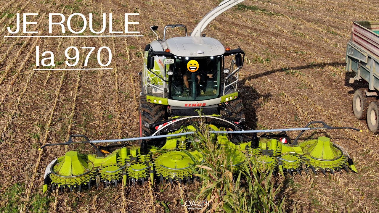 😱😍Je CONDUIS l'ENSILEUSE 12 RANGS de chez CLAAS ! 💪🐆