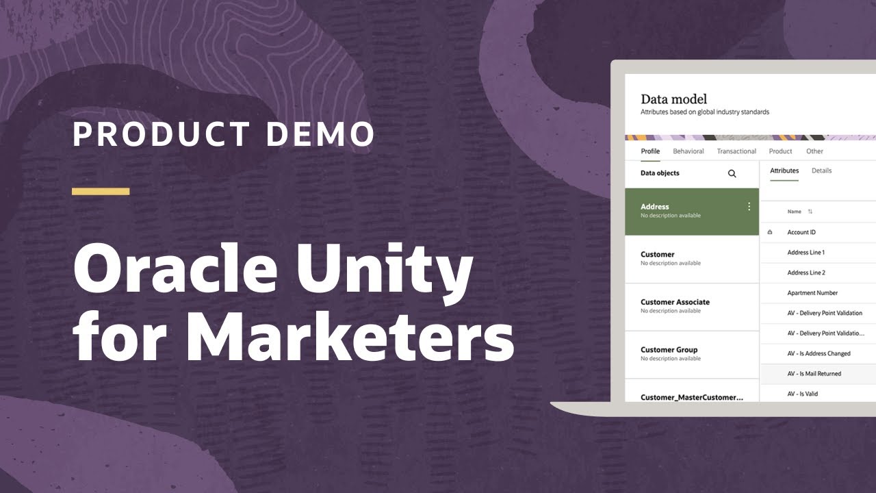 Oracle Unity Customer Data Platform for marketing teams