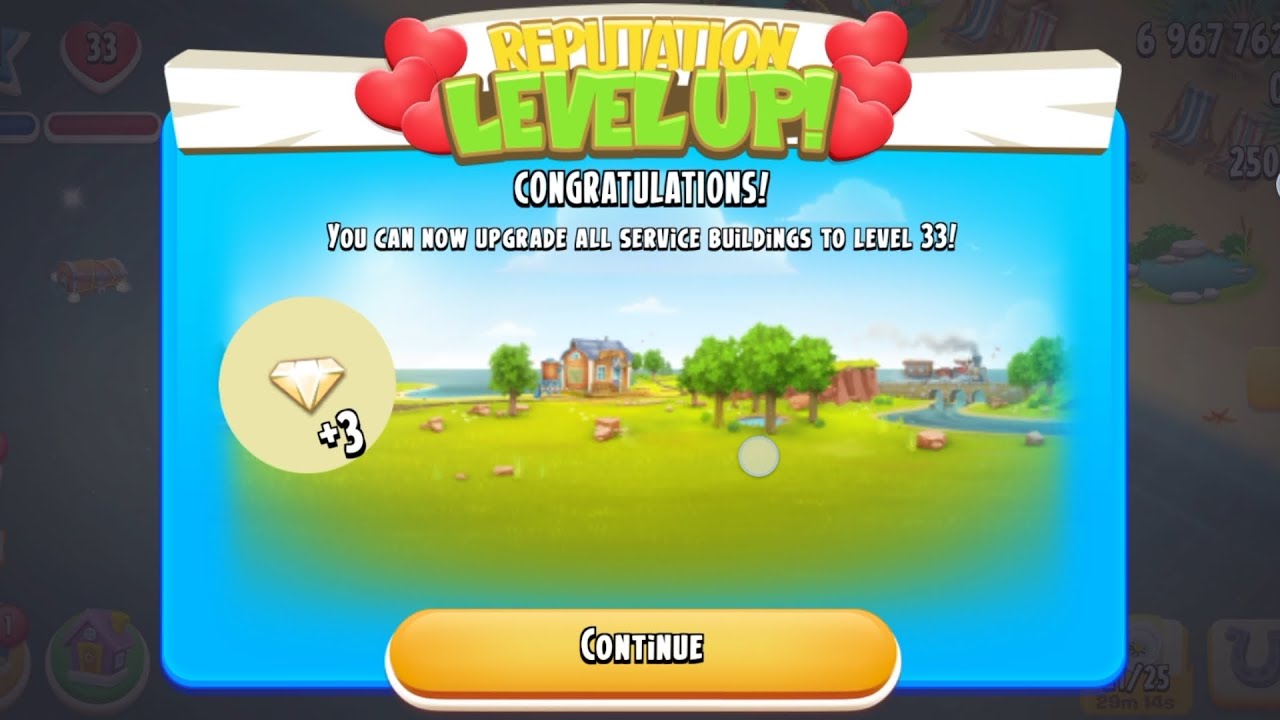 Hay Day Reputation Level Up 33 & Gameplay Level 211 #hayday #farming #games #trending #hayday9893 