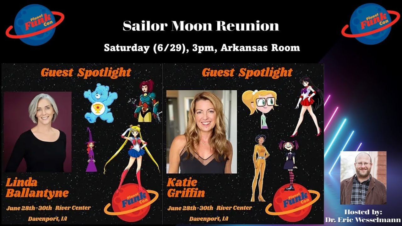 Sailor Moon reunion panel; Planet Funk Con, 6/29/2024