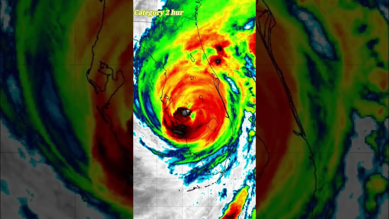 B&atilde;o cấp 2 Ian (2022) - ( Category 2 hurricane Ian ) 29/9/2022 #shorts #typhoon #ian #hurricane