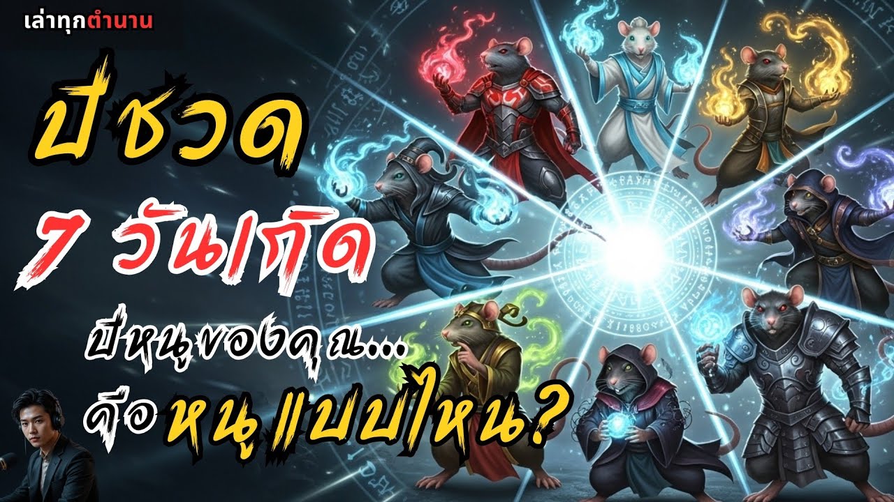 [12 นักษัตร] ปีชวด 7 วันเกิด: พลิกชะตาปีหนูสู่หนูผู้พิทักษ์ | ปีหนูของคุณ... คือหนูแบบไหน?