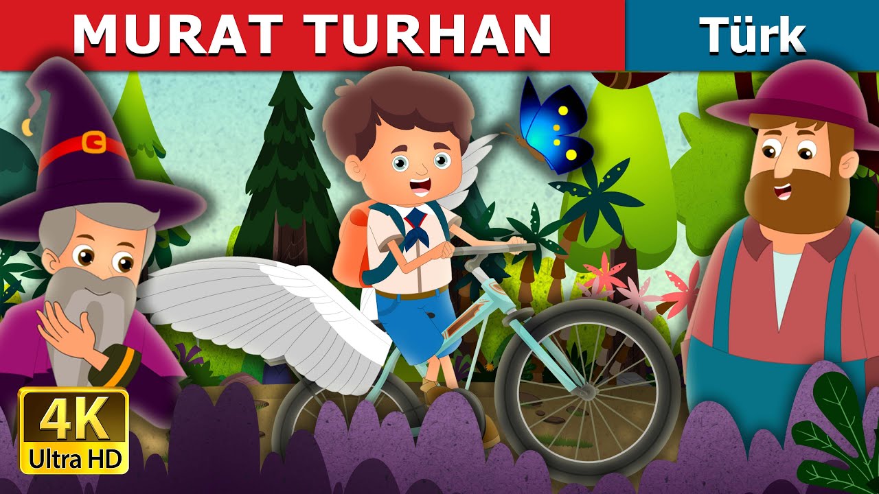 Uçan bisiklet | The Flying Bicycle Story in Turkish | Turkish Fairy Tales