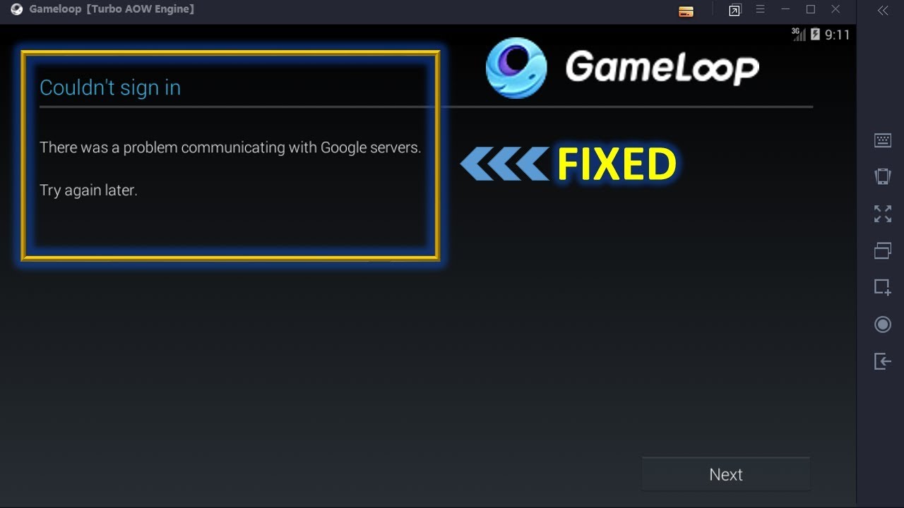 Gameloop | Google Play Login issue fix