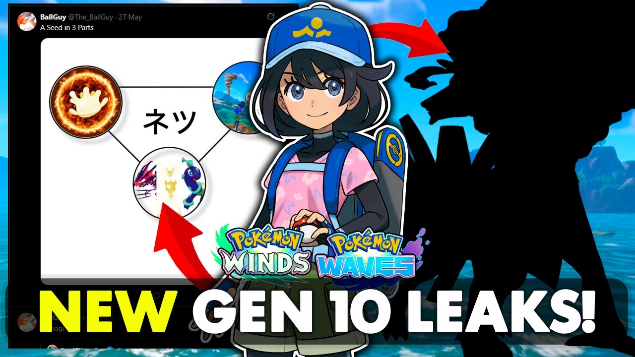 POKEMON NEWS & LEAKS!? Seed Pok&eacute;mon in Winds & Waves + MULTIPLE ENDINGS in Gen 10!?