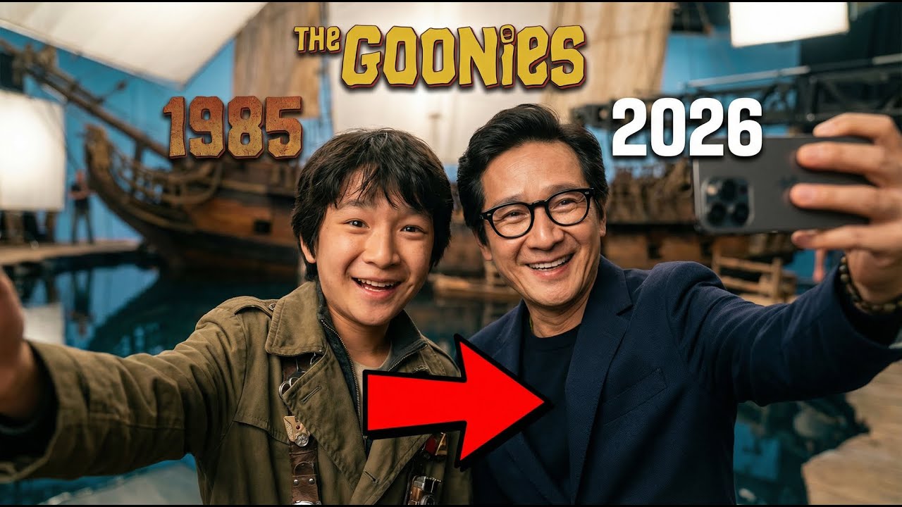 Goonies Never Say Die: 40 Years Later😲 (1985 vs 2026 Transformation) #thenandnow #thegoonies #80s