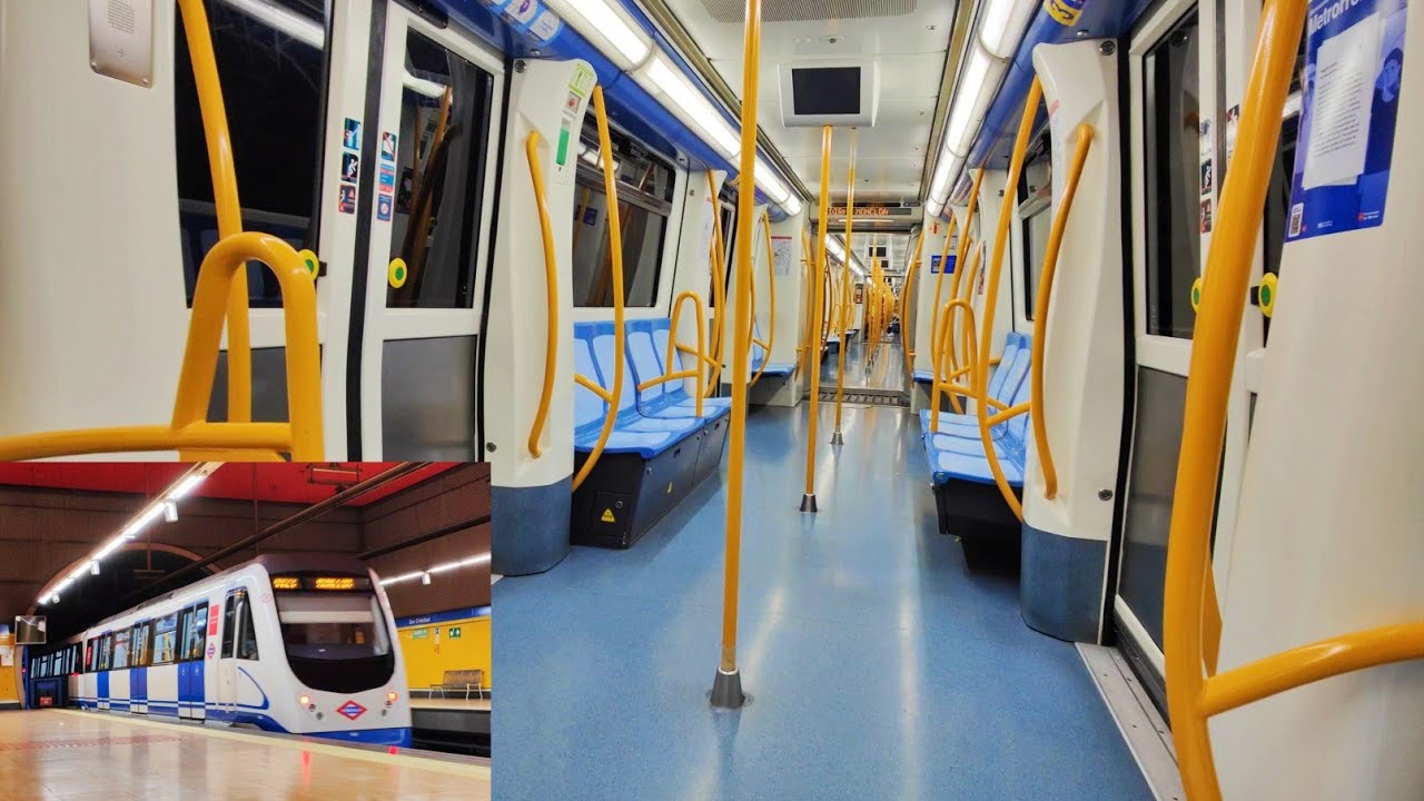 Metro de Madrid 3000 CAF : Trayecto de Villaverde Alto a San Cristóbal - Línea 3 🚇 Madrid Subway