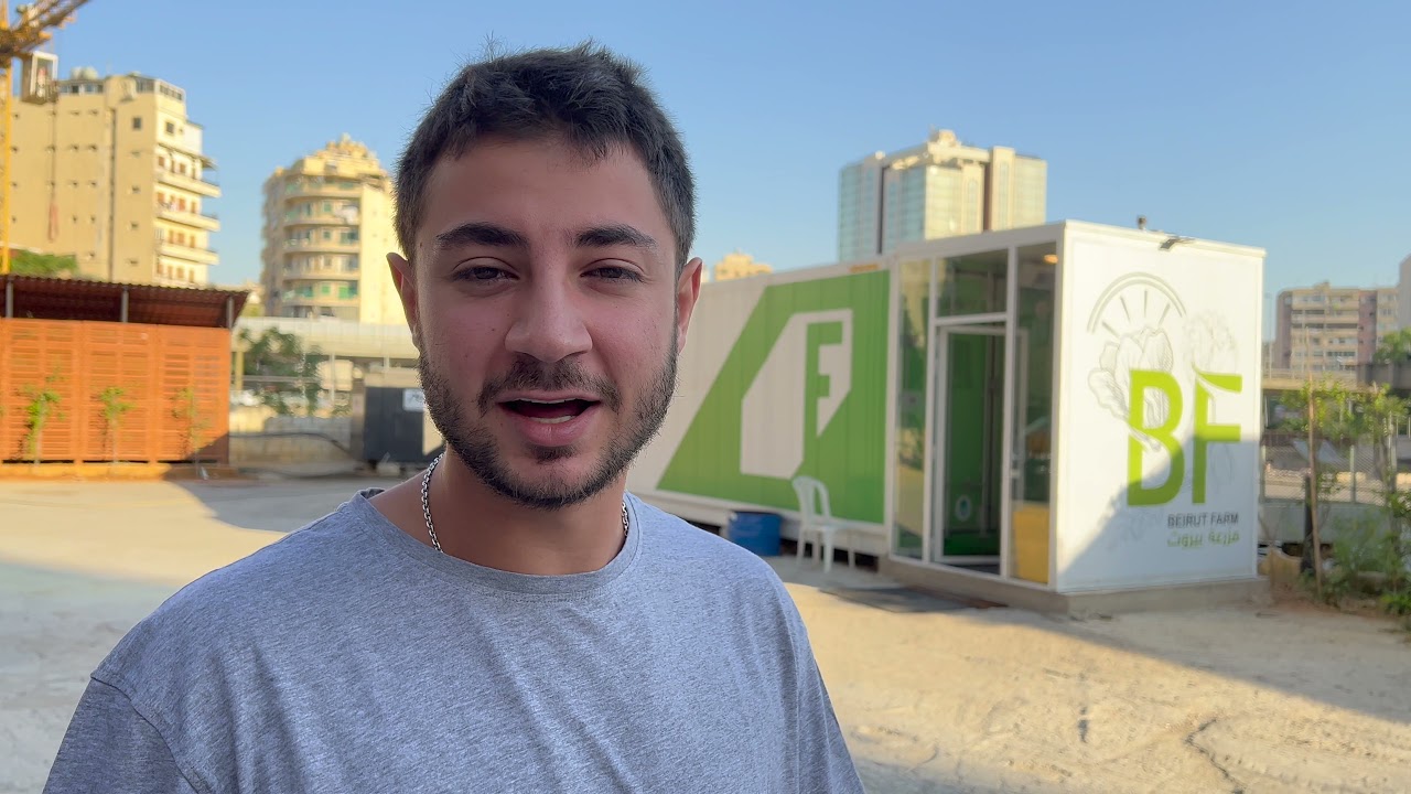 BEIRUT FARM: Container Vertical Farming, Growing Clean Greens in the Heart of the City
