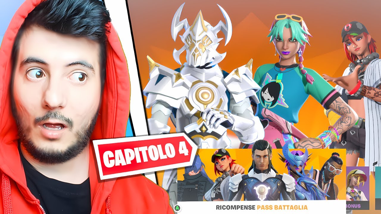 PAZZOX REAGISCE AL NUOVO PASS BATTAGLIA CAPITOLO 4 😱 Fortnite