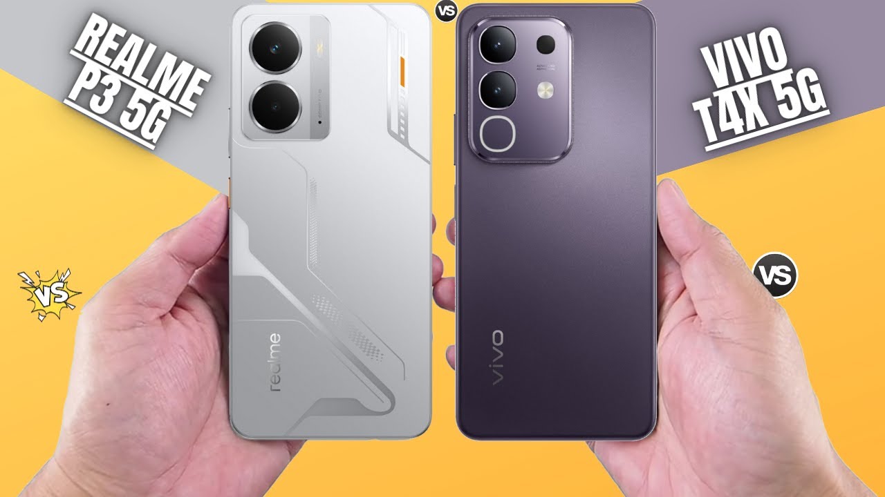 Realme P3 5G Vs Vivo T4x 5G - Best Smartphone Under Rs 15,000/-