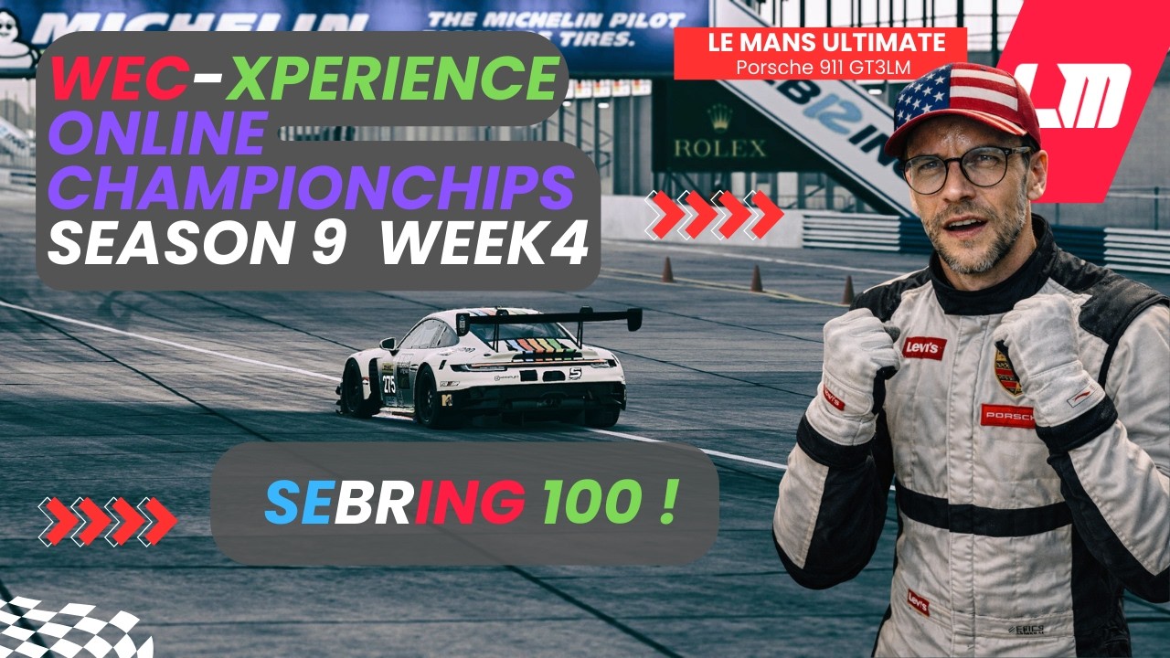 es wird holprig !!! WEC-XPERIENCE S9 Week4 -SEBRING 100 min. -  #lemansultimate