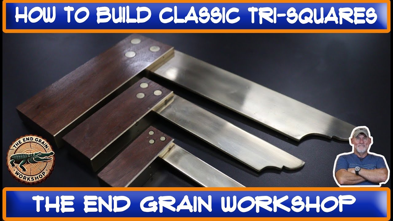 How to Build Classic Wood & Brass Tri-Squares - Step-by Step Guide