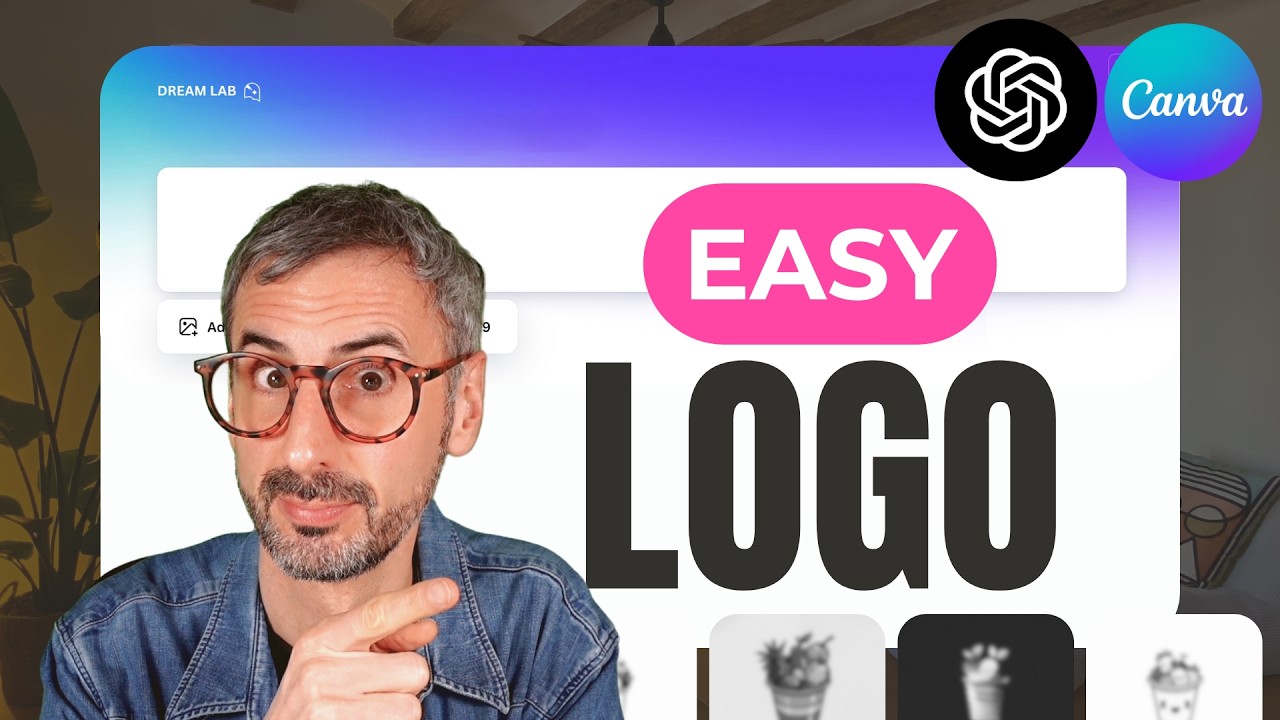 Create a Logo with AI and Canva in Seconds