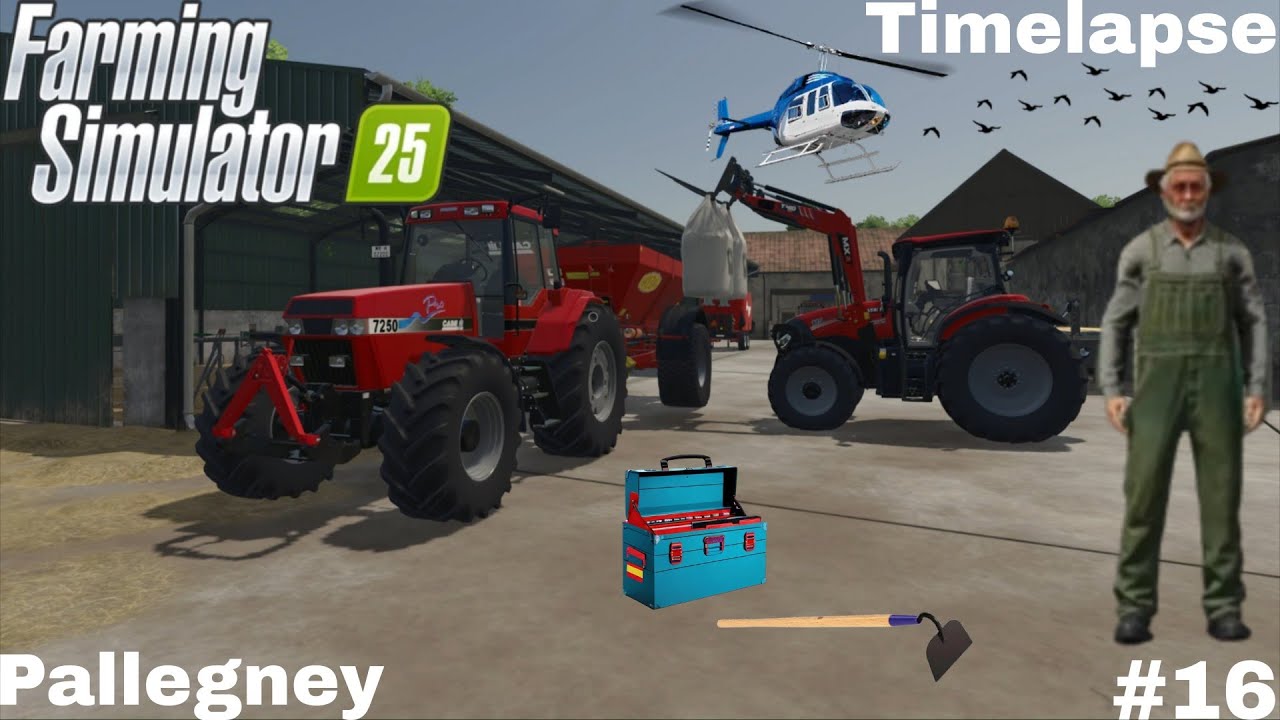 🌷 SEMER LUZERNE & VENDRE LES PALETTES DE CAROTTES 🥕 | Farming Simulator 25 | Pallegney Ép16