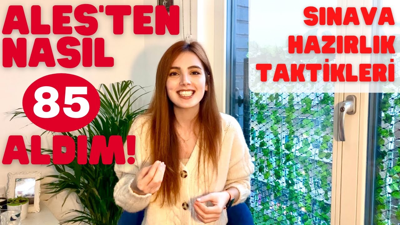 Ales'ten ilk girişte nasıl 85 aldım! 👩‍🏫 Sınava Hazırlık ve Taktikler 📚