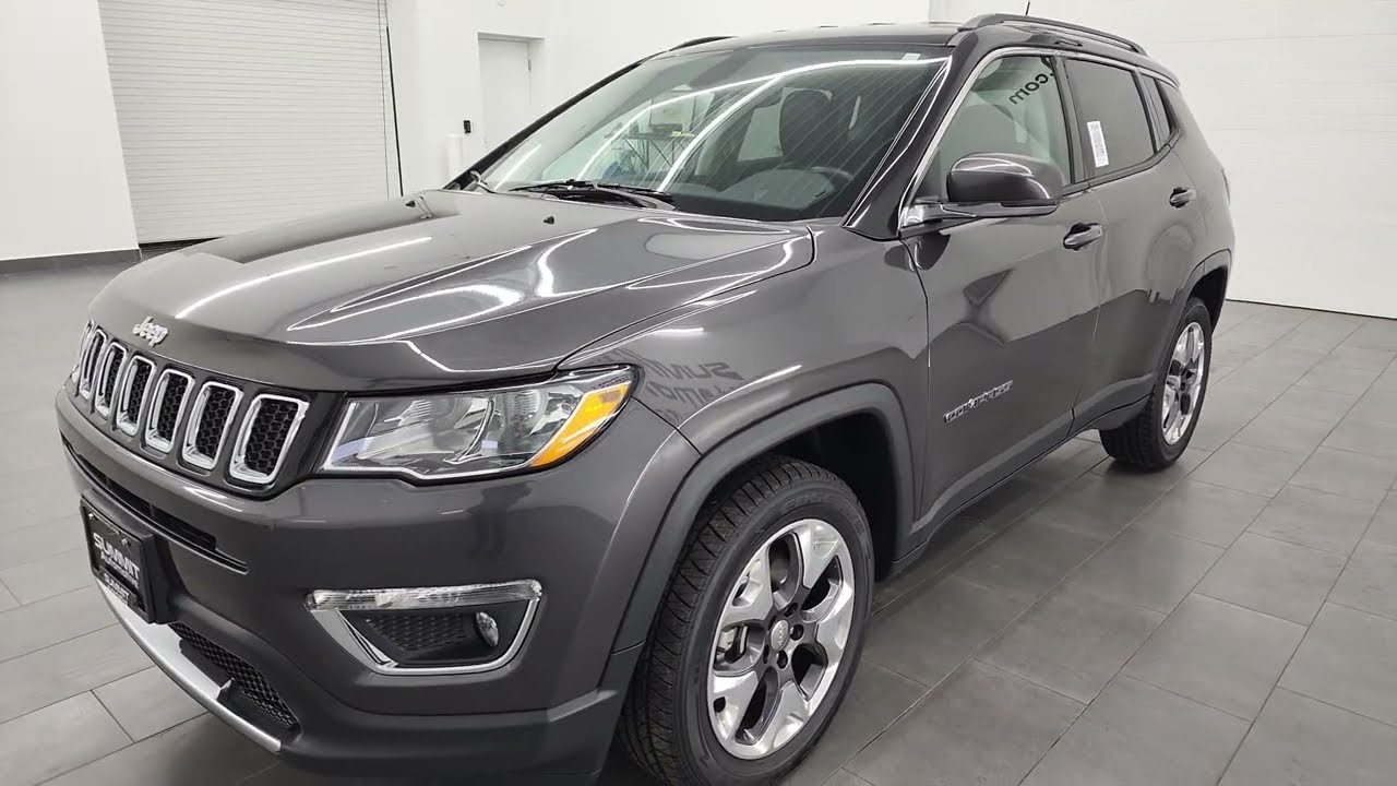 2020 JEEP COMPASS LIMITED 4WD GRANITE CRYSTAL METALLIC 4K WALKAROUND 23J7A SOLD!
