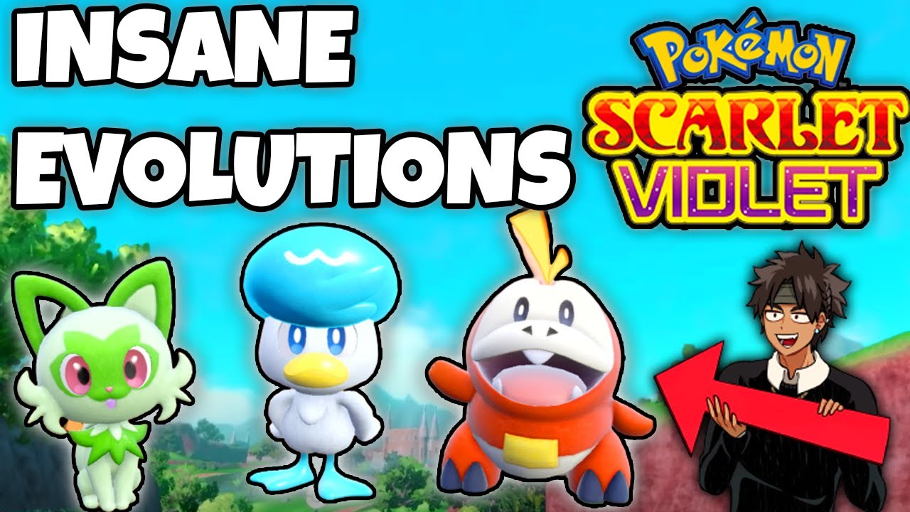 THE BEST STARTER POKEMON EVOLUTIONS EVER? Pokemon Scarlet and Pokemon Violet