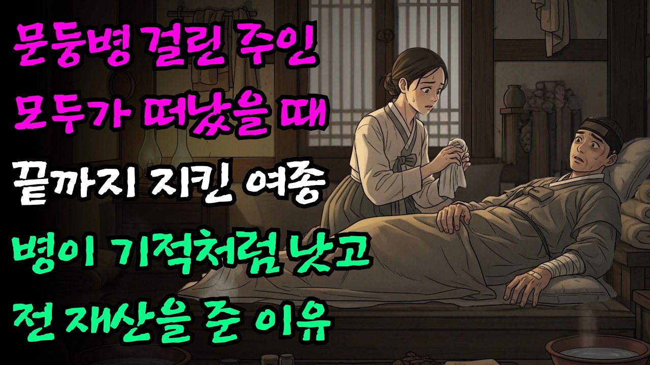 굶주려 쓰러진 선비에게 밥상을 차려준 여종, 10년 뒤 정경부인이 되어 꽃가마 타고 돌아온 기적 같은 보은 | 전래동화