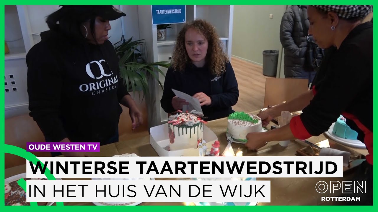 Winterse taartenwedstrijd in het Huis van de Wijk Oude Westen | OUDE WESTEN TV | Afl. 349