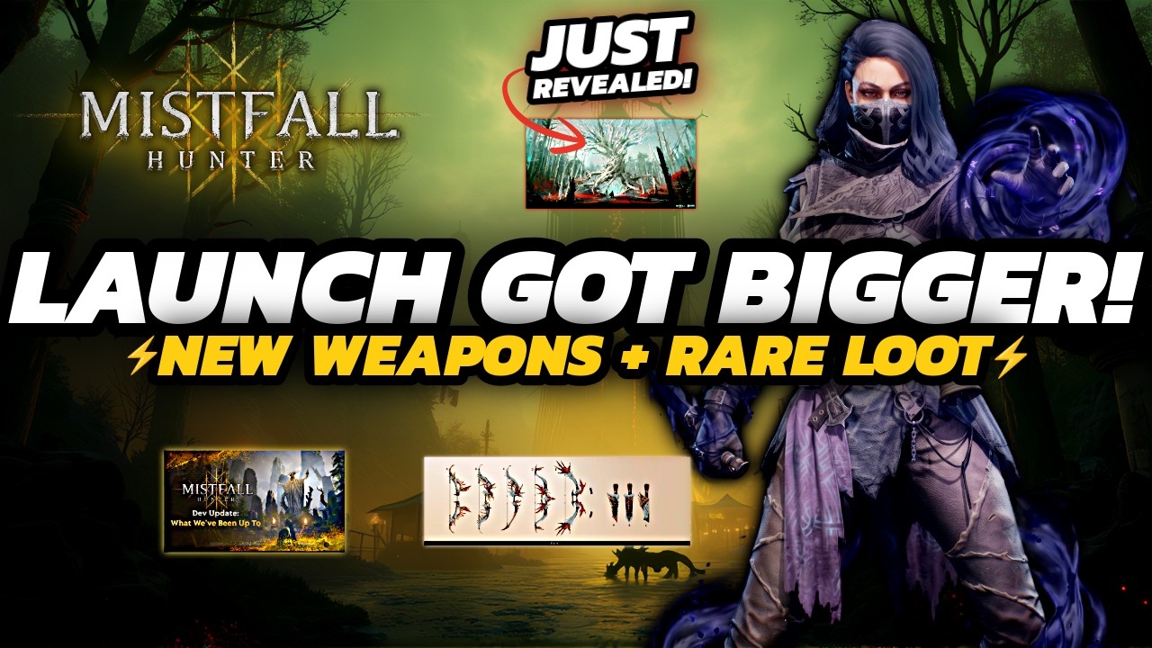 Mistfall Hunter - Season 1 NEW Weapons, Holy Loot & Class CHANGES