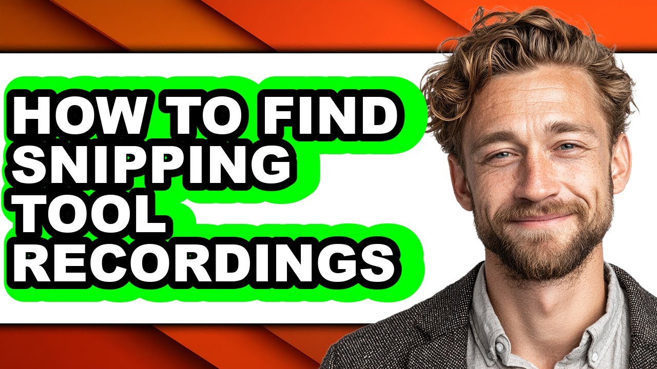How to Find Snipping Tool Recordings (only Way)