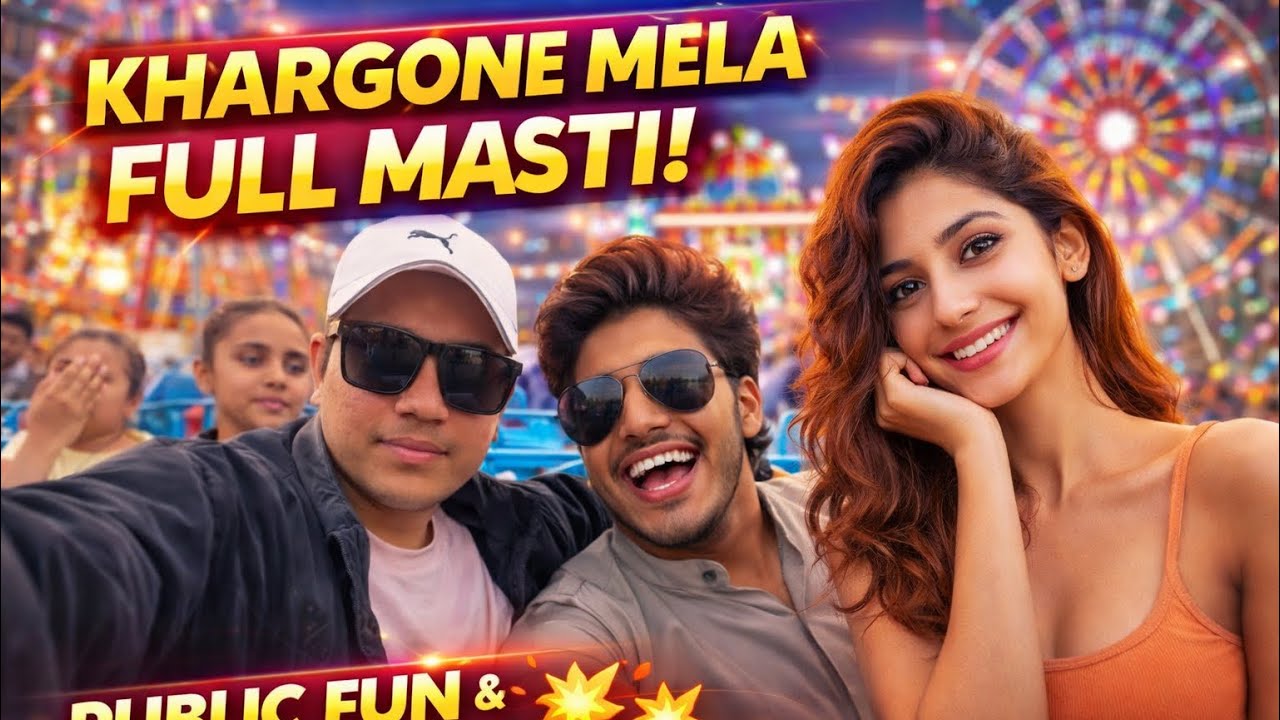 Khargone Ka Sabse Funny Mela Vlog 😂 | Public Fun & Reactions