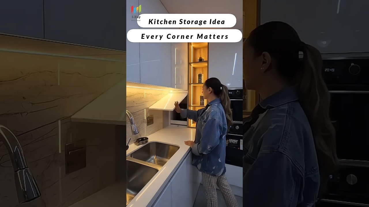 Kitchen Storage Ideas: Maximizing Every Corner for a Clutter-Free Space | I-Zay Home #kitchendesign