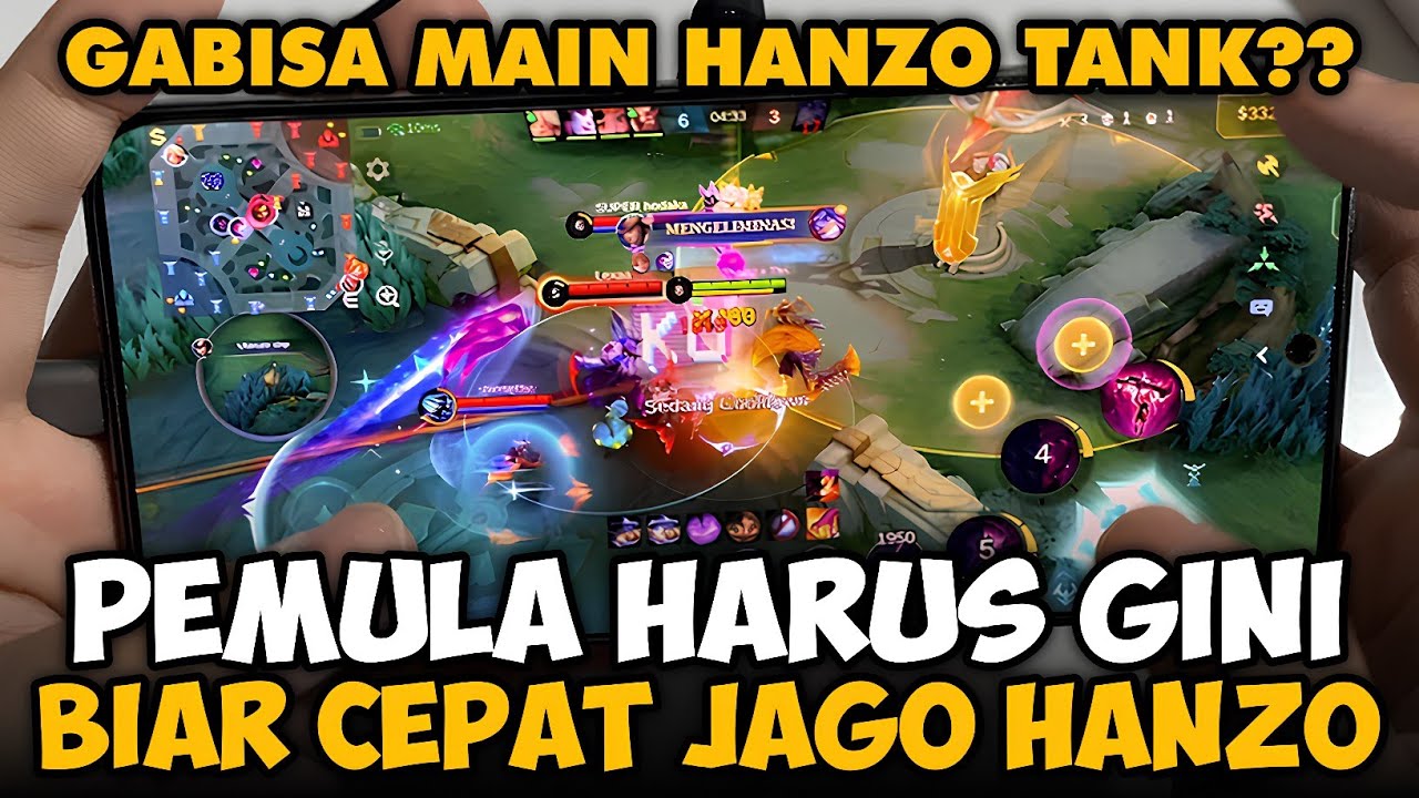 HANDCAM ✅ Tutorial Cara Main Hanzo Tank Yang Mudah Dipahami