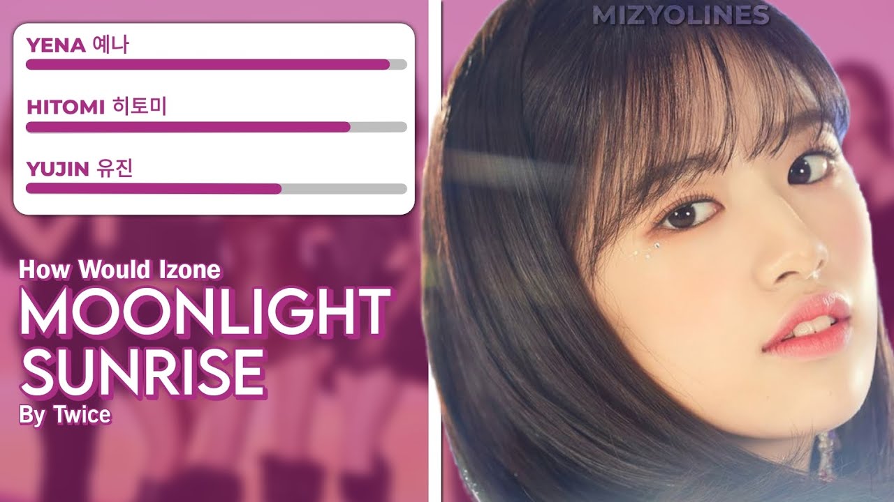 Collab By @hoonigeen_ai/ How Would Izone • Sing 'Moonlight Sunrise'