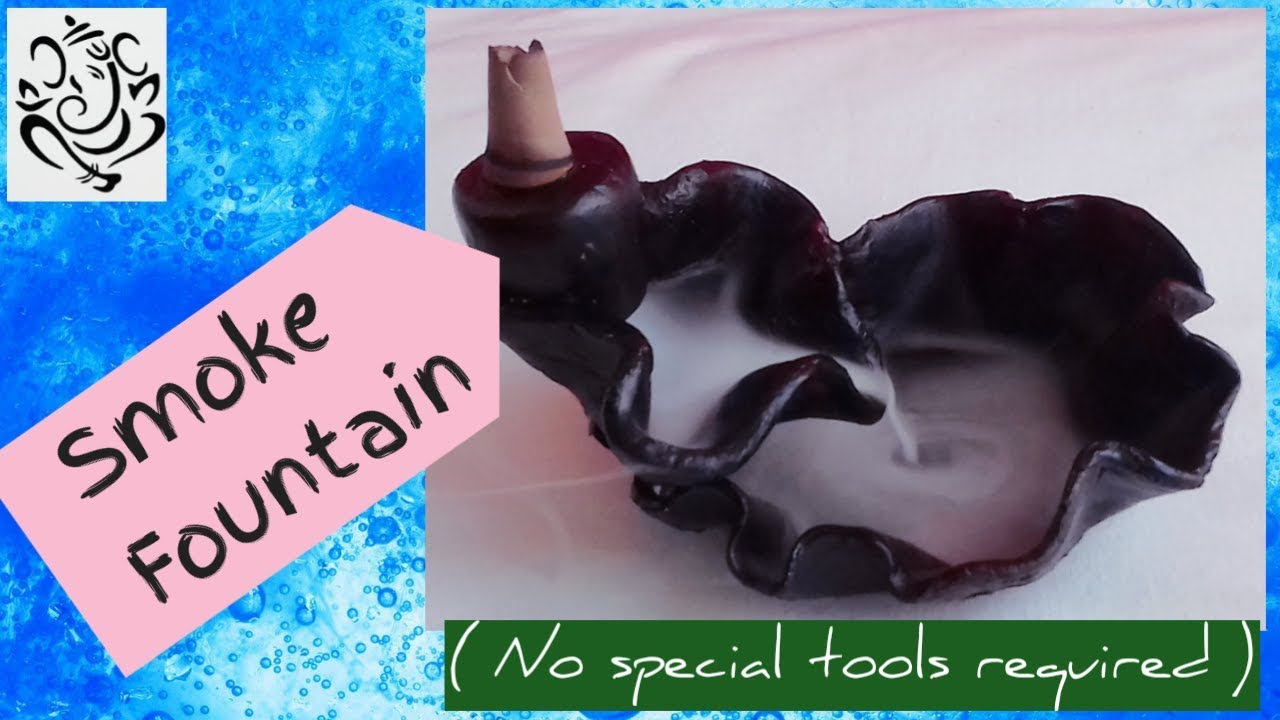 Smoke Fountain | DIY Backflow Incense Burner | No. 💯 Craft video | #100