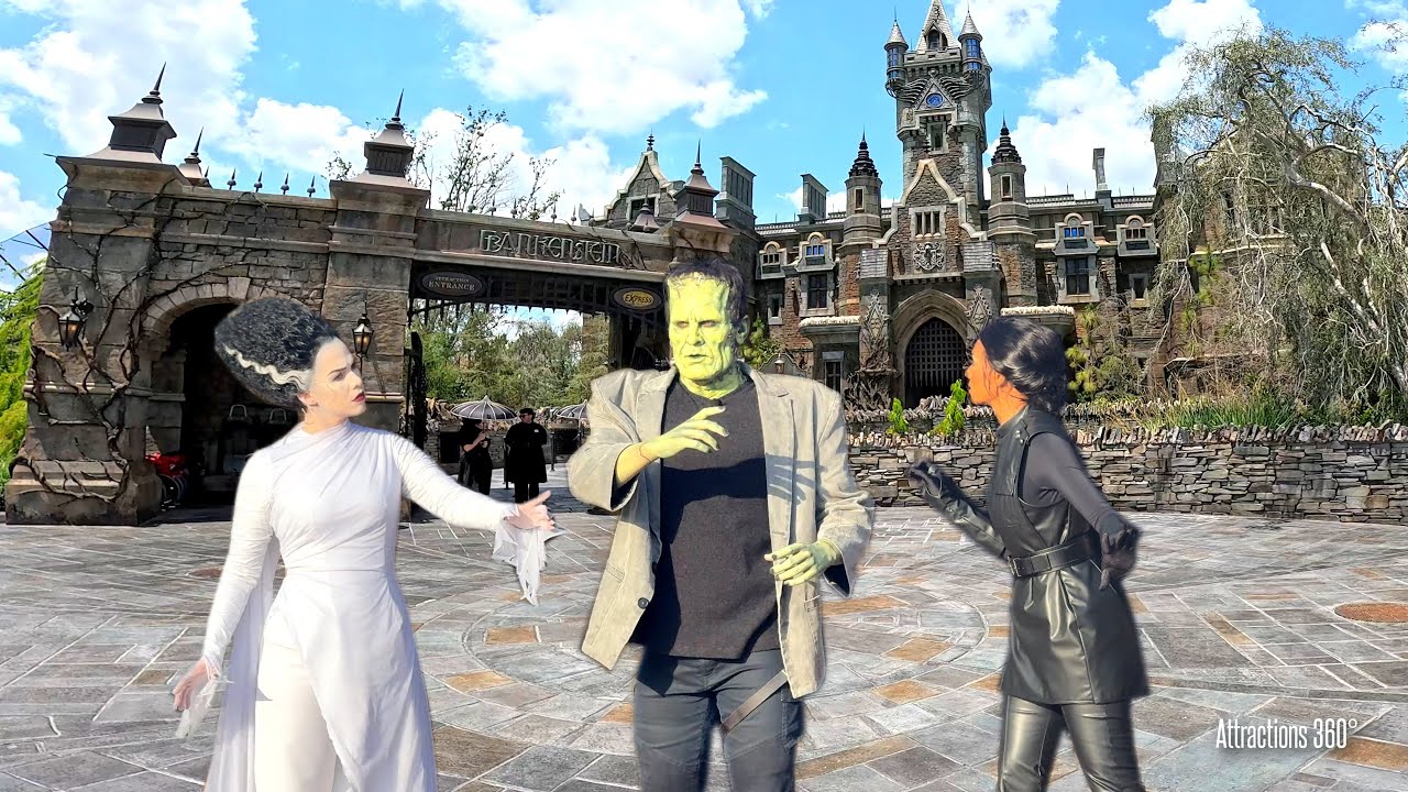 Dark Universe Tour | INSANE Frankenstein Animatronic at Epic Universe!