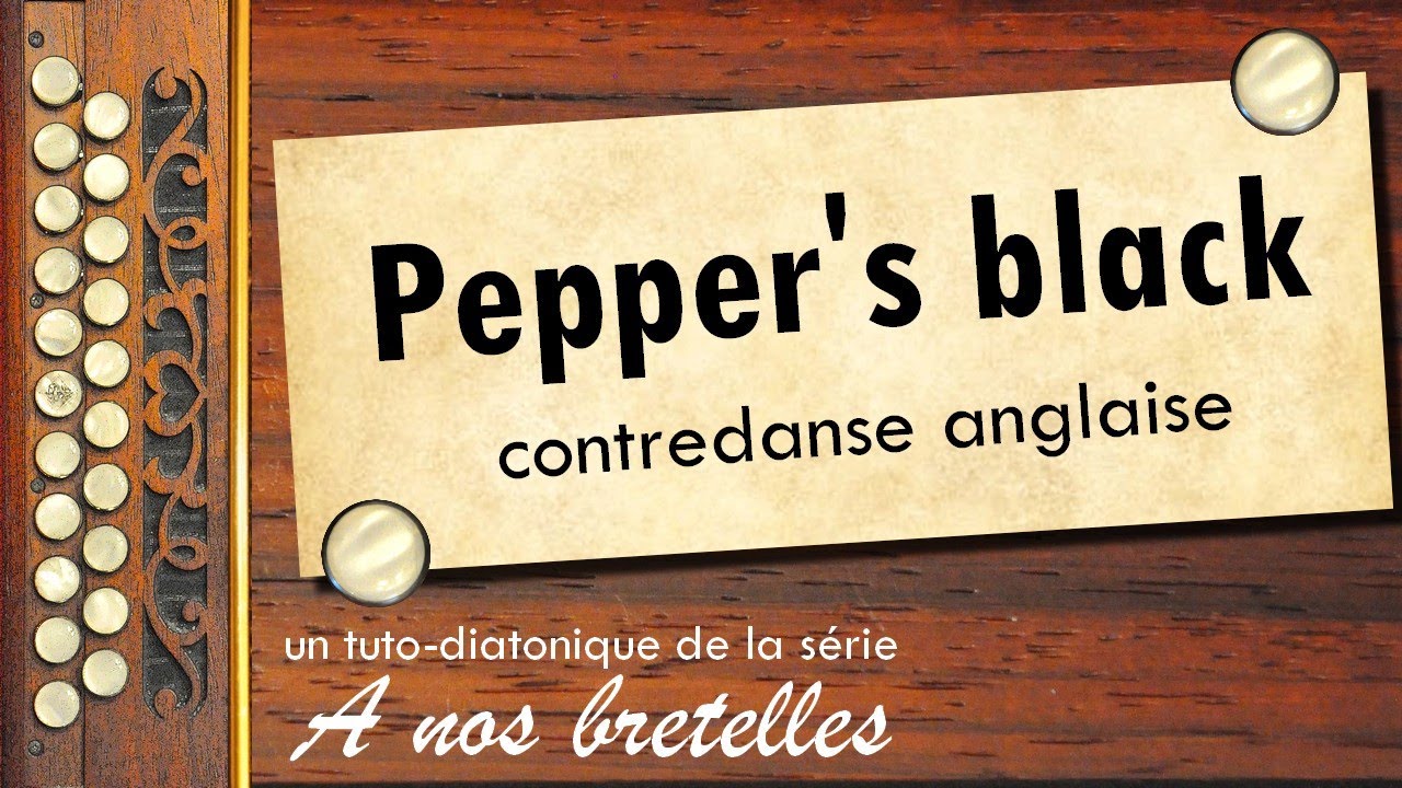 Pepper's black - #accordéondiatonique