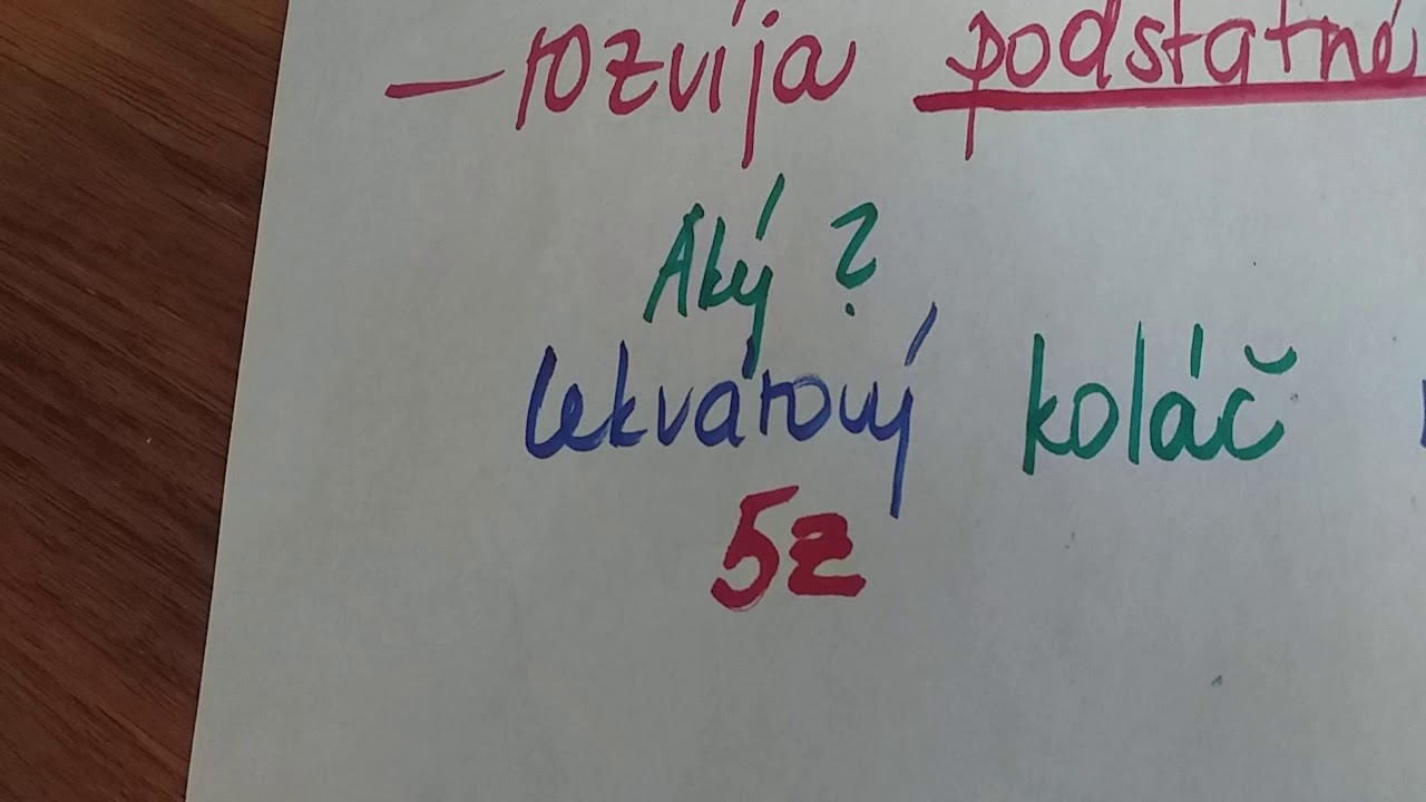 Určovanie vetných členov