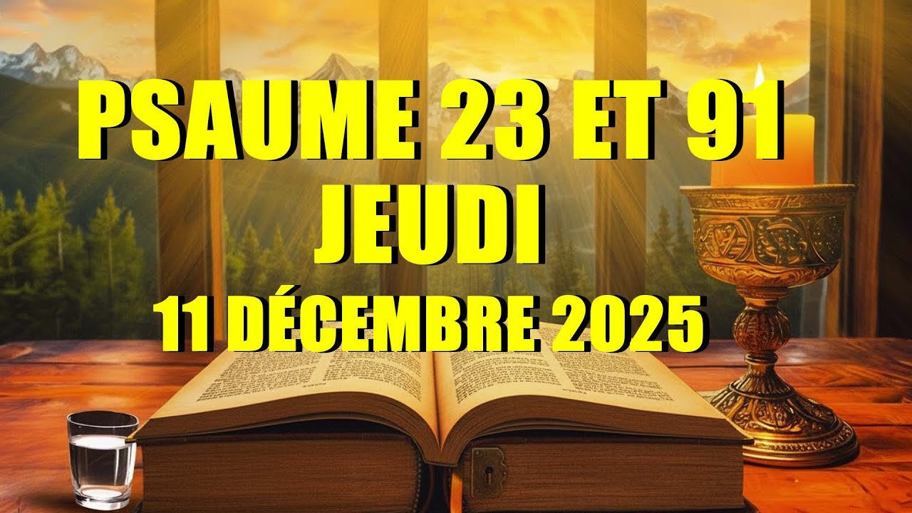 PRIÈRE DU MATIN – Jeudi 11 décembre 2025 – Protection contre les ennemis et les pièges