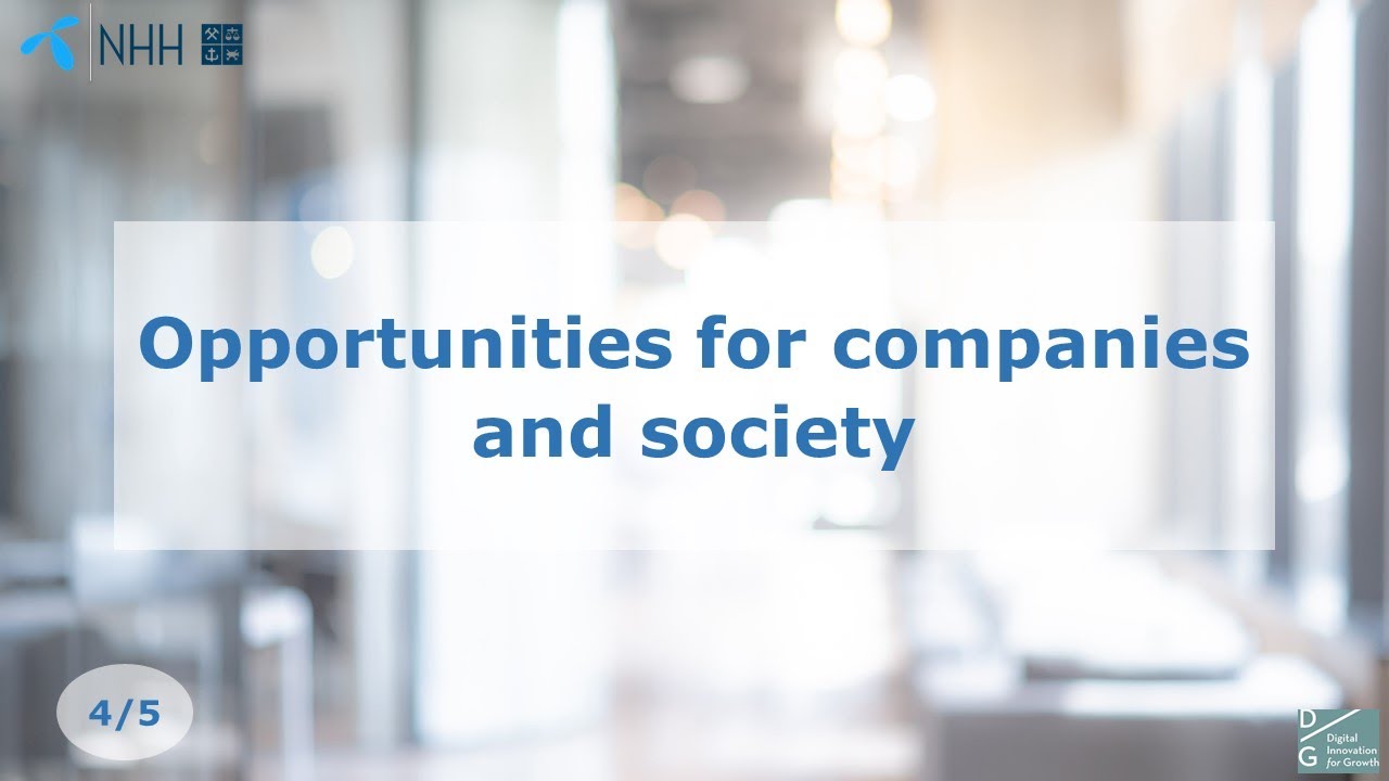 Opportunities for companies and society 4/5
