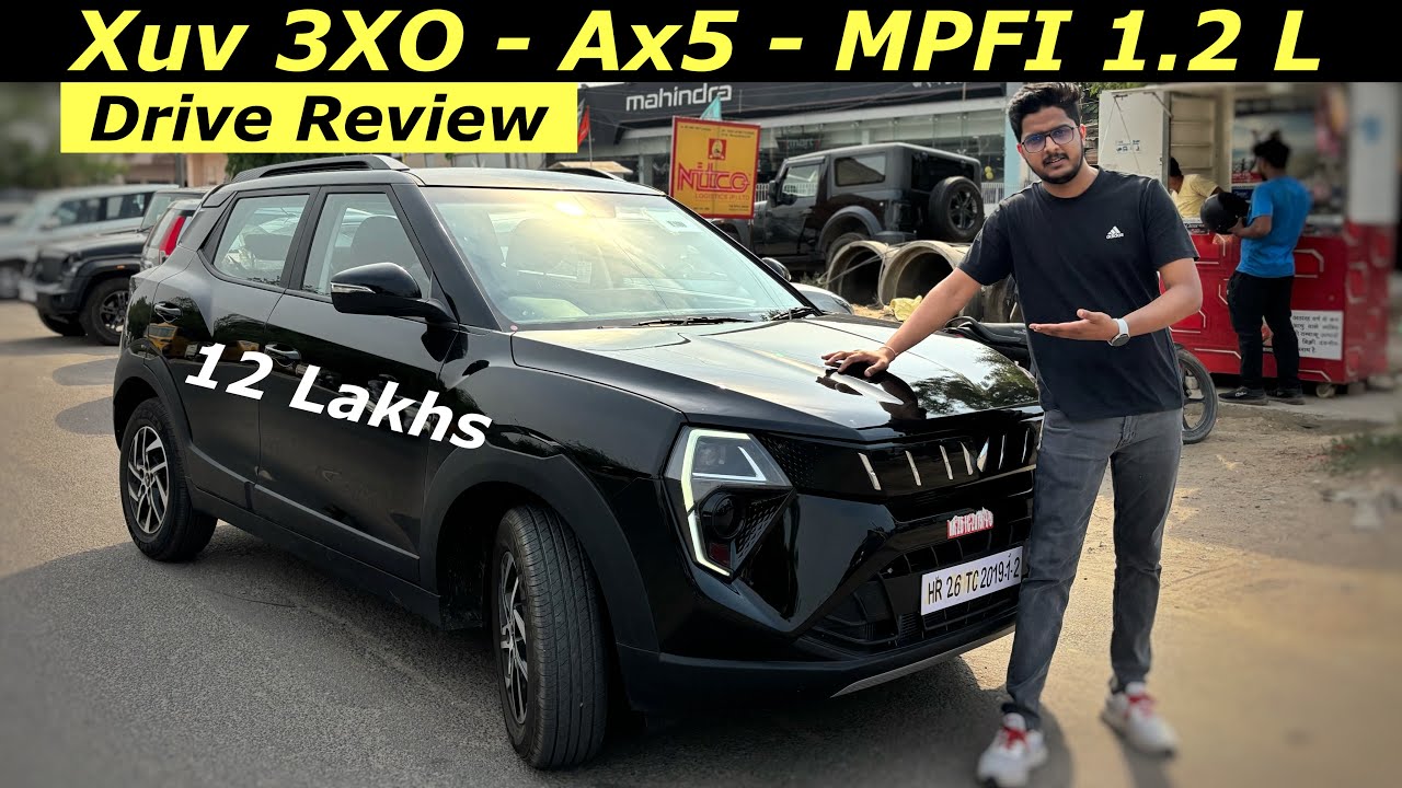Mahindra Xuv 3xo AX5 Petrol MPFI Drive Review: Mileage, Comfort & Features ? All Details !!