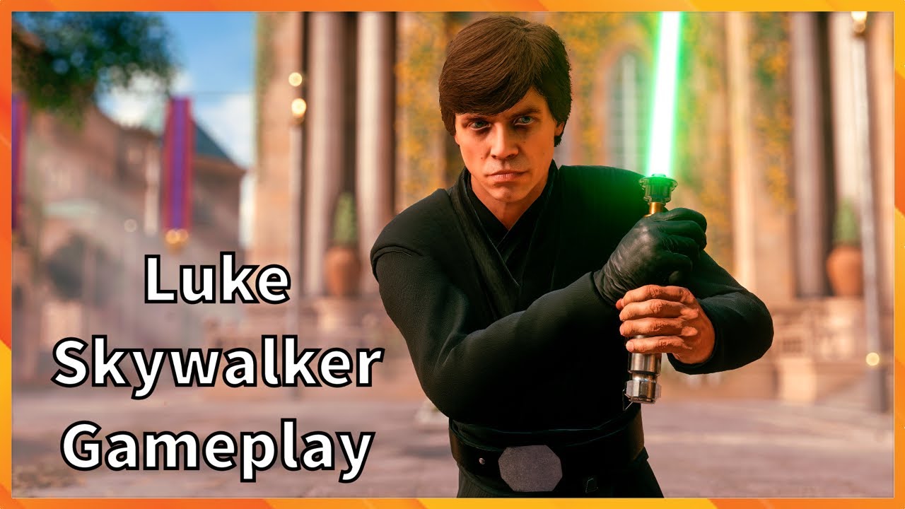 Screen Accurate Mandalorian Luke Gameplay Star Wars Battlefront 2