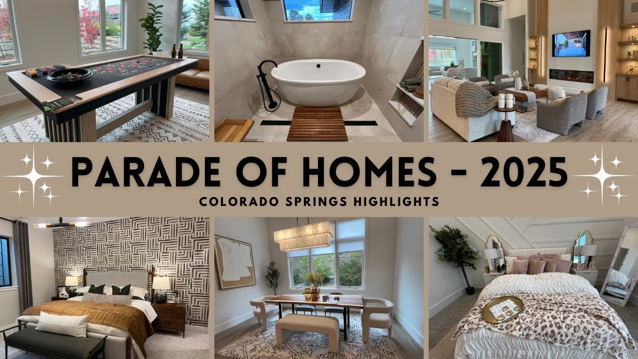 Inside the Largest & Smallest Homes 🏠 | 2025 Colorado Springs Parade of Homes Tour | Luxury Houses