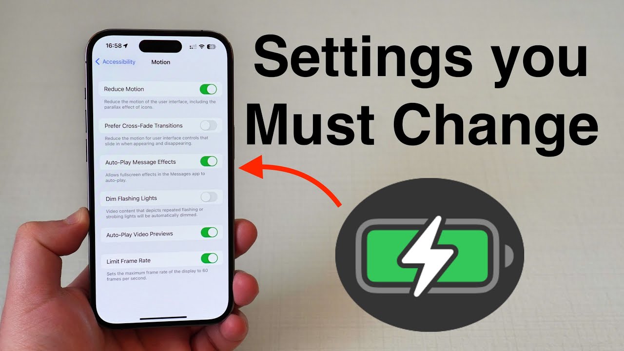 Settings You Need To CHANGE to Save Battery Life on your iPhone!!