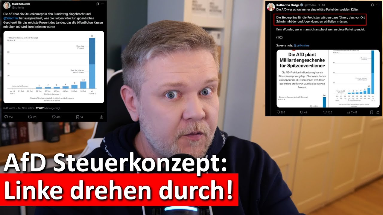 Gr&uuml;ne & Linke attackieren das AfD-Steuerkonzept &ndash; weil es zu gut funktioniert?